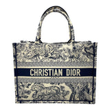 クリスチャン・ディオール Christian Dior ブックトート ミディアム MM1296ZTDT ネイビー キャンバス レディース トートバッグ