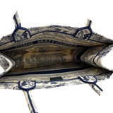 クリスチャン・ディオール Christian Dior ブックトート ミディアム MM1296ZTDT ネイビー キャンバス レディース トートバッグ