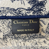 クリスチャン・ディオール Christian Dior ブックトート ミディアム MM1296ZTDT ネイビー キャンバス レディース トートバッグ