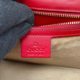 グッチ GUCCI シルヴィ 421882 レッド レザー レディース ショルダーバッグ