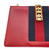 グッチ GUCCI シルヴィ 421882 レッド レザー レディース ショルダーバッグ