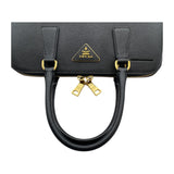 プラダ PRADA 2wayハンドバッグ BL0837 ブラック サフィアーノ レディース ハンドバッグ