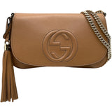 グッチ GUCCI ソーホーチェーンショルダー 536224 ベージュ レザー レディース ショルダーバッグ