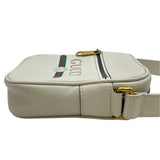 グッチ GUCCI シェリーライン ショルダーバッグ 574803 アイボリー レザー ユニセックス ショルダーバッグ