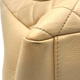 シャネル CHANEL GST チェーントートバッグ A50995 16番台 ベージュ GD金具 キャビア レディース トートバッグ