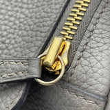 エルメス HERMES リンディ30 C刻印　(2018年製) エタン　ゴールド金具 トリヨンクレマンス レディース ハンドバッグ