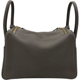 エルメス HERMES リンディ30 C刻印　(2018年製) エタン　ゴールド金具 トリヨンクレマンス レディース ハンドバッグ