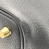 エルメス HERMES ピコタンロック PM Y刻 ブラック GD金具 トリヨン レディース ハンドバッグ