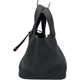 エルメス HERMES ピコタンロック PM Y刻 ブラック GD金具 トリヨン レディース ハンドバッグ