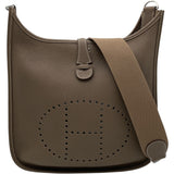 エルメス HERMES エヴリン3PM U刻 エトゥープ SV金具 トリヨン レディース ショルダーバッグ