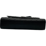 サンローラン SAINT LAURENT エンベロープ チェーンショルダー 487206 ブラック SV金具 キャビア レディース ショルダーバッグ