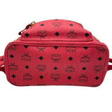 エム・シー・エム MCM バックバッグ レッド PVC レディース リュック・デイパック