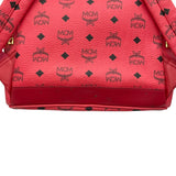 エム・シー・エム MCM バックバッグ レッド PVC レディース リュック・デイパック