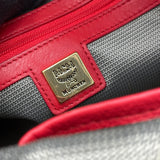 エム・シー・エム MCM バックバッグ レッド PVC レディース リュック・デイパック