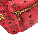 エム・シー・エム MCM バックバッグ レッド PVC レディース リュック・デイパック