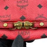 エム・シー・エム MCM バックバッグ レッド PVC レディース リュック・デイパック