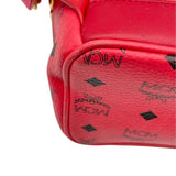エム・シー・エム MCM バックバッグ レッド PVC レディース リュック・デイパック