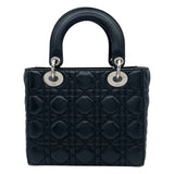 クリスチャン・ディオール Christian Dior レディディオールスモール ブラック ラム・カナージ・ レディース ハンドバッグ