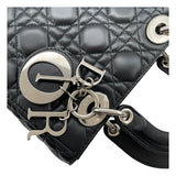 クリスチャン・ディオール Christian Dior レディディオールスモール ブラック ラム・カナージ・ レディース ハンドバッグ