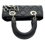 クリスチャン・ディオール Christian Dior レディディオールスモール ブラック ラム・カナージ・ レディース ハンドバッグ