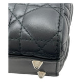 クリスチャン・ディオール Christian Dior レディディオールスモール ブラック ラム・カナージ・ レディース ハンドバッグ