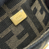 フェンディ FENDI バケットバッグミニ 8BS017 ブラウン キャンバス レディース ショルダーバッグ