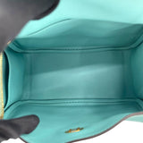 エルメス HERMES ミニリンディ Y刻 ブルーアトール GD金具 スイフト レディース ショルダーバッグ