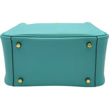 エルメス HERMES ミニリンディ Y刻 ブルーアトール GD金具 スイフト レディース ショルダーバッグ