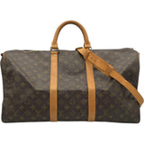 ルイ・ヴィトン LOUIS VUITTON キーポル・バンドリエール50 M41416 ブラウン モノグラム ユニセックス ボストンバッグ