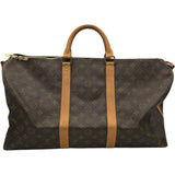 ルイ・ヴィトン LOUIS VUITTON キーポル・バンドリエール50 M41416 ブラウン モノグラム ユニセックス ボストンバッグ