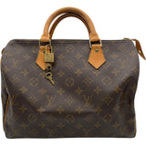 ルイ・ヴィトン LOUIS VUITTON スピーディ30 M41526 ブラウン モノグラム レディース ハンドバッグ