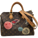 ルイ・ヴィトン LOUIS VUITTON スピーディ・バンドリエール30ワールドツアー M43231 ブラウン モノグラムキャンバス レディース ハンドバッグ