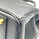 エルメス HERMES バーキン40 ▢A刻　（1997年製） ブラック　ゴールド金具 トゴ レディース ハンドバッグ
