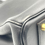 エルメス HERMES バーキン40 ▢A刻　（1997年製） ブラック　ゴールド金具 トゴ レディース ハンドバッグ
