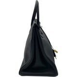 エルメス HERMES バーキン40 ▢A刻　（1997年製） ブラック　ゴールド金具 トゴ レディース ハンドバッグ