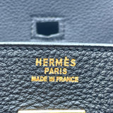 エルメス HERMES バーキン40 ▢A刻　（1997年製） ブラック　ゴールド金具 トゴ レディース ハンドバッグ