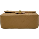 シャネル CHANEL ミニマトラッセ18 A01115 8番台 ベージュ　GD金具 キャビア レディース ショルダーバッグ