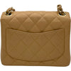シャネル CHANEL ミニマトラッセ18 A01115 8番台 ベージュ　GD金具 キャビア レディース ショルダーバッグ