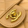 シャネル CHANEL ミニマトラッセ18 A01115 8番台 ベージュ　GD金具 キャビア レディース ショルダーバッグ