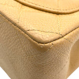 シャネル CHANEL ミニマトラッセ18 A01115 8番台 ベージュ　GD金具 キャビア レディース ショルダーバッグ