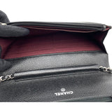 シャネル CHANEL マトラッセチェーンウォレット A33814 ブラック SV金具 キャビア レディース ウォレットチェーン