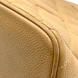 シャネル CHANEL 復刻トート A01804 10番台 ベージュ GD金具 キャビア レディース トートバッグ