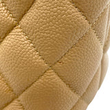 シャネル CHANEL 復刻トート A01804 10番台 ベージュ GD金具 キャビア レディース トートバッグ