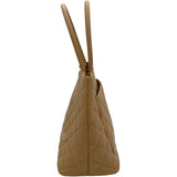 シャネル CHANEL 復刻トート A01804 10番台 ベージュ GD金具 キャビア レディース トートバッグ