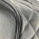 シャネル CHANEL 復刻トート A01804 5番台 ブラック GD金具 キャビア レディース トートバッグ