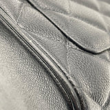 シャネル CHANEL 復刻トート A01804 5番台 ブラック GD金具 キャビア レディース トートバッグ