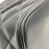 シャネル CHANEL 復刻トート A01804 5番台 ブラック GD金具 キャビア レディース トートバッグ