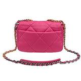 シャネル CHANEL CHANEL19 AS1160 ピンク GDxSV金具 ラム レディース ショルダーバッグ