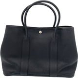 エルメス HERMES ガーデンパーティPM □A刻印 ブラック SV金具 ネゴンダ レディース トートバッグ