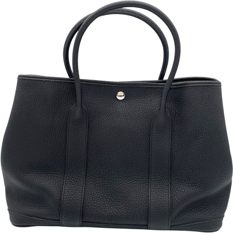 エルメス HERMES ガーデンパーティPM □A刻印 ブラック SV金具
